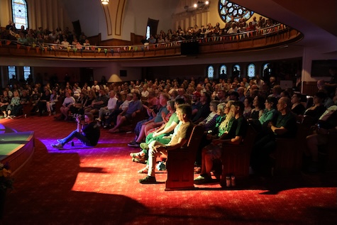 A view of the audience
